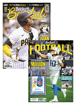 1 Year Beckett Baseball + Beckett Football Subscription $69